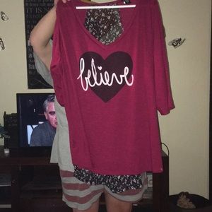 Cute quarter sleeve shirt